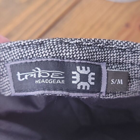 Tribe. Stash Cap. Black and White Tweed Newsboy Cap. Size S/M. NWT - Picture 6 of 12